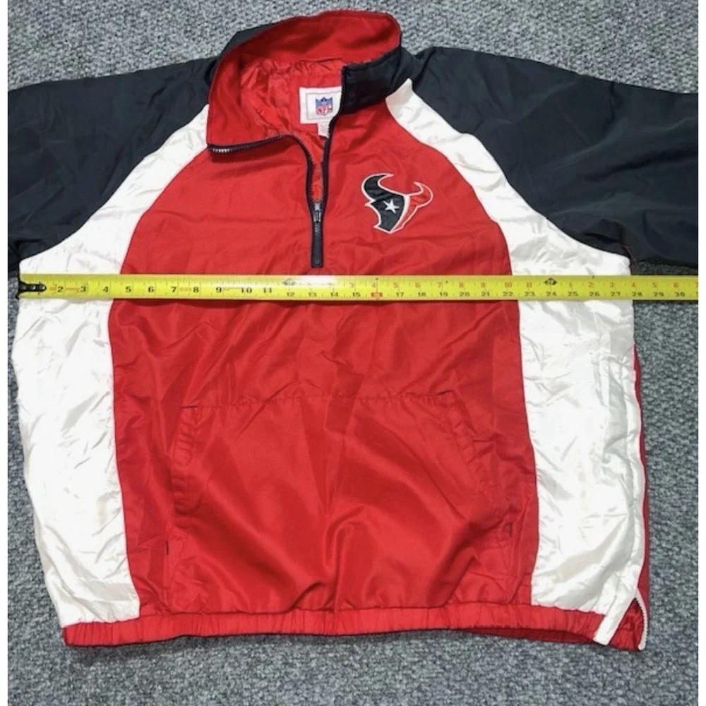 NFL  XL  Houston‎ Texans Red Black White Jacket Football Official Team Logo